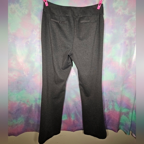 7th Avenue New York & Co Charcoal Grey Pull-On Bootcut Pants Size XL Tall - Picture 6 of 7